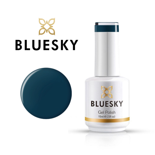 BLUESKY Esmalte Gel A57 - Azul Petróleo