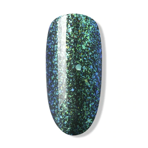 BLUESKY Esmalte Gel Galaxy 03 Transparente Verde - Turquesa