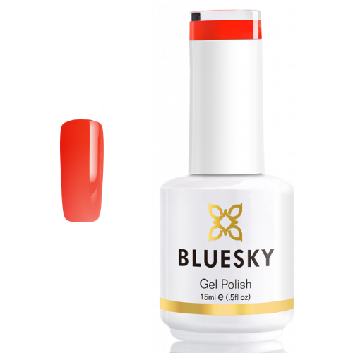 BLUESKY Esmalte Gel GLAZE 01 - Rojo oscuro traslúcido (efecto Jelly)