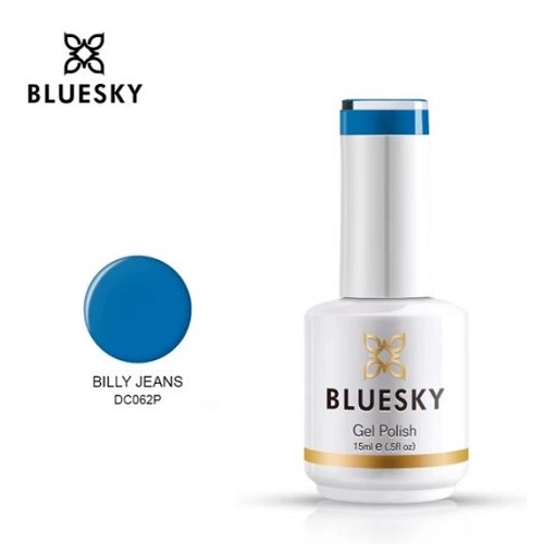 BLUESKY Esmalte gel DC62 - AZUL VERDOSO CLARO