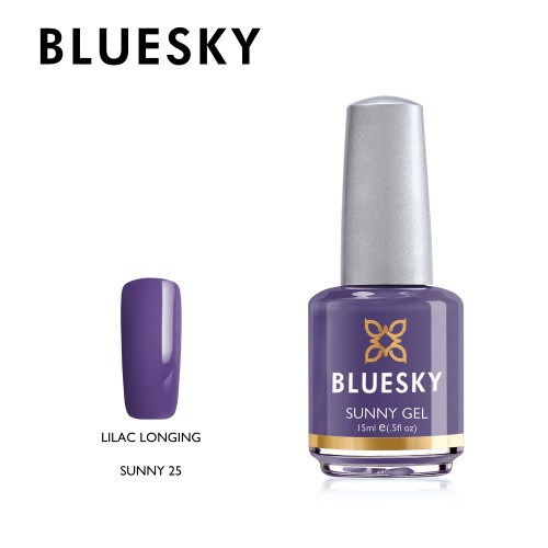 Esmalte tradicional Bluesky - Sunny25 Lilac Longing - Morado claro (KM1624)