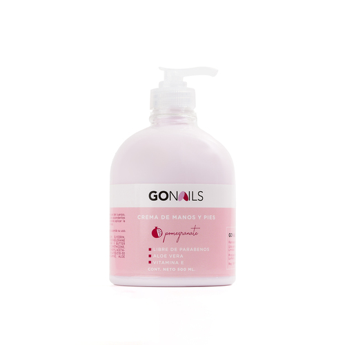 GO NAILS Crema de manos y pies Pomegranate - 500 ml