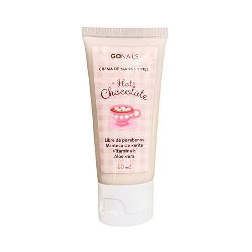 GO NAILS Crema de manos y pies Hot Chocolate - 60 ml
