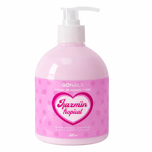 GO NAILS Crema de manos y pies Jazmin Tropical - 500 ml