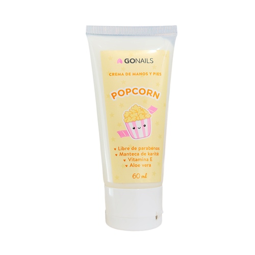 GO NAILS Crema de manos y pies Popcorn - 60 ml