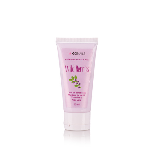 GO NAILS Crema de manos y pies Wild Berries - 60 ml