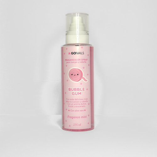 Go Nails Fragancia Corporal - Bubble Gum 250 ml