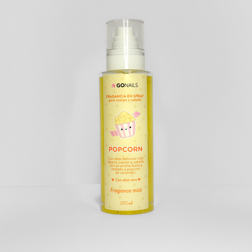Go Nails Fragancia Corporal - PopCorn 250 ml