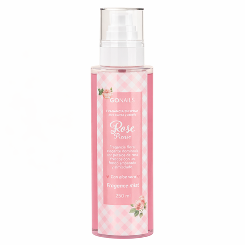 Go Nails Fragancia Corporal - Rose Picnic 250 ml