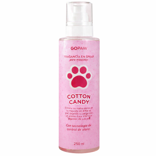 Go Nails Fragancia para Mascotas Elimina Olores - Cotton Candy 250 ml