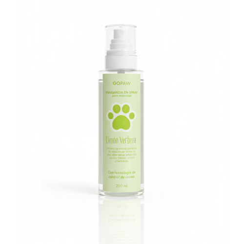 Go Nails Fragancia para Mascotas Elimina Olores - Limón Verbena 250 ml