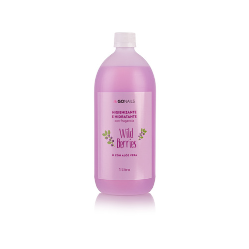 Go Nails Higienizante de Manos y Pies Wild Berries 1 Litro